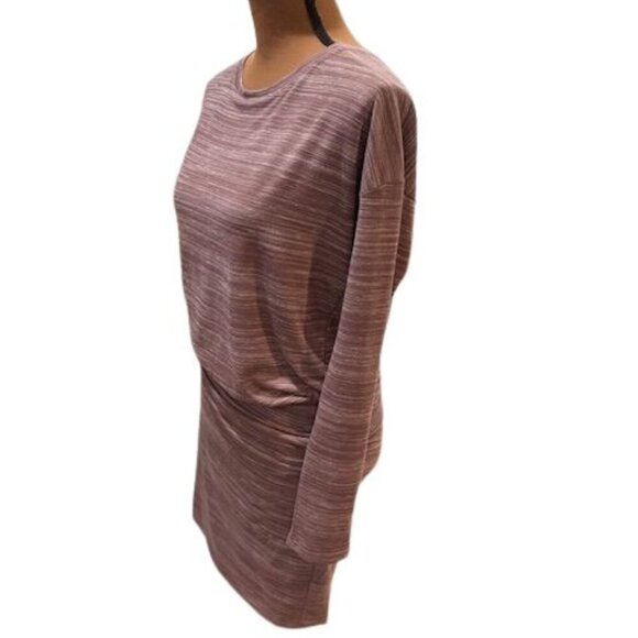 Athleta Beyond Soft Avenues Ruched Athletic Dress in Purple & White – Size XS - Picture 5 of 8